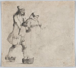 Boldog paraszt és szerzetes, 1770. alkotó: Henry William Bunbury