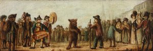 A táncoló medve (olaj, vászon) alkotó: Henry William Bunbury