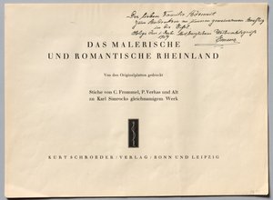 A festői és romantikus Rajna-vidék, 1928.