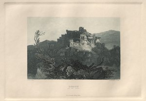 A festői és romantikus Rajna-vidék: Dhaun a Nahén, 1928. alkotó: Henry Winkles