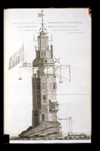 Eddystone világítótorony, amelyet Henry Roberts vésett (fl.1762), 1762