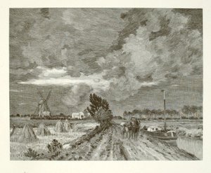 Közeledő vihar (Canal St. Omer) alkotó: Henry Wolf