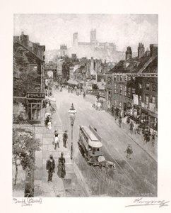 A székesegyház a High Street felől alkotó: Henry Wolf