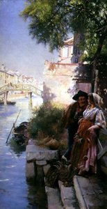 A halász udvarlása alkotó: Henry Woods
