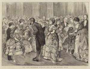 A polgármester asszony ifjúsági bálja a Mansion House-ban alkotó: Henry Woods