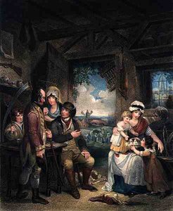 Béke, vésette John Whessell (kb.1760-1823), kocsma. szerző: T. Simpson és Darling & Thompson, 1798 (stipple-metszet) (125538 pár)
