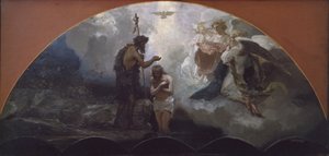 Krisztus megkeresztelkedése, 1876 alkotó: Henryk Siemiradzki