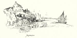 Brighthelmstone (litho) alkotó: Herbert (after) Railton