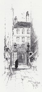 A Középső Templom kapuja (metszet) alkotó: Herbert (after) Railton
