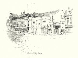 Goodman’s Fields Színház, London (litho) alkotó: Herbert (after) Railton