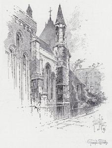 Templomtemplom (metszet) alkotó: Herbert (after) Railton
