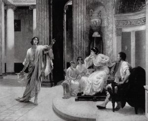 Vergilius római költő fia, Marcellus (lithó) halála után Octavia császárnőnek elebyét nyilvánít