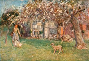 „Bárányok”, c1904 alkotó: Herbert Alexander Collins