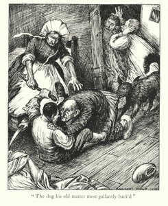 Ingoldsby legendák: A zsákos kutya (litográfia)