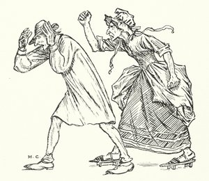 Mr és Mrs Vinegar (metszet) alkotó: Herbert Cole