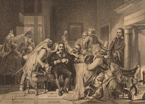 I. Károly az őrszobában, 1886