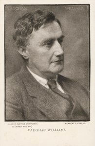 Ralph Vaughan Williams, zeneszerző (f/w fotó) alkotó: Herbert Lambert