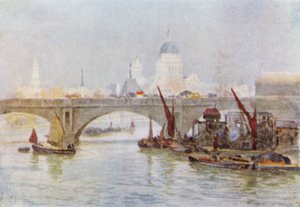 Waterloo híd déli vége (színes litó)