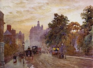 A Hyde Park Cornertől nyugatra (színes litó) alkotó: Herbert Menzies (after) Marshall