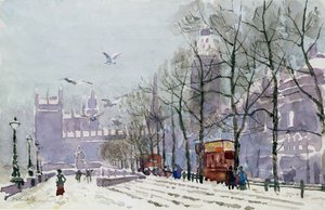 Egy téli nap, Westminster (wc) alkotó: Herbert Menzies Marshall