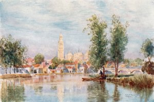 Perigueux a folyó felől alkotó: Herbert Menzies Marshall