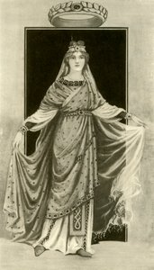 A hatodik század nemes hölgye, i.sz., 1924. alkotó: Herbert Norris