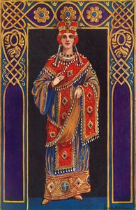 A tizedik, tizenegyedik és tizenkettedik század császárnője, i.sz., 1924. alkotó: Herbert Norris