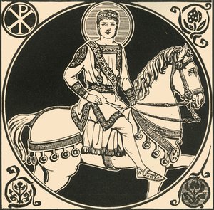 Justinianus császár, 1924. alkotó: Herbert Norris