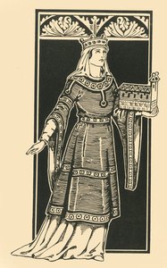 Cunigunda császárné, 1002-1024, 1924. alkotó: Herbert Norris