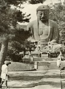 Amida, A Buddha, 1910. alkotó: Herbert Ponting
