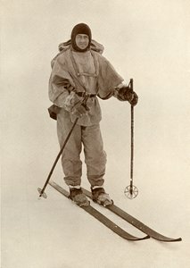 Scott kapitány a sípályán, c19101913, 1913 alkotó: Herbert Ponting