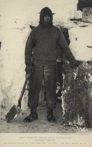 Scotts kapitány déli sarki expedíció. Oates kapitány alkotó: Herbert Ponting