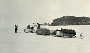 Days Motor Under Way, 1911. november, 1913 alkotó: Herbert Ponting