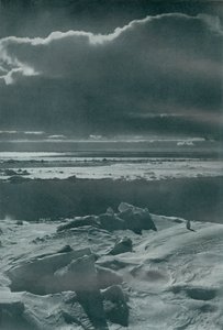 Esti jelenet a csomagban, c19101913, 1913 alkotó: Herbert Ponting