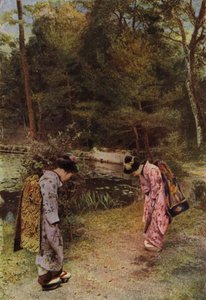 Üdvözlet a kinkakuji régi kertben (fotó) alkotó: Herbert Ponting
