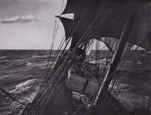Hazafelé kötve (f/w fotó) alkotó: Herbert Ponting