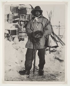 Evans altiszt a Terra Nova expedíció során (1910-13) a Déli-sarkra (bromid minta) alkotó: Herbert Ponting