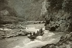 A Katsura-Gawa zúgójának lövése, 1910. alkotó: Herbert Ponting