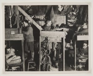 Bérházak a Terra Nova expedíció során (1910-13) a Déli-sarkra (bromid minta) alkotó: Herbert Ponting