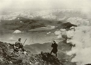 Két mérfölddel a felhők felett, 1910. alkotó: Herbert Ponting