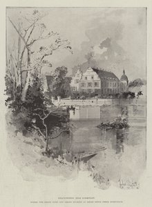 Kranichstein, Darmstadt közelében, ahol Hesse nagyhercege és nagyhercegnője nászútját tölti alkotó: Herbert Railton
