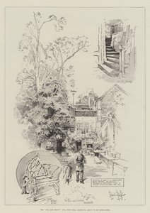A bontás előtt álló Fox and Crown Inn, West Hill, Highgate