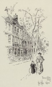Thomas Carlyle háza a Chelsea-ben alkotó: Herbert Railton