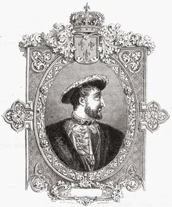 I. Francois, Pannemaker-Ligny metszete, Louis Blanc (1811-82) "Histoire de la Revolution Francaise" című művéből alkotó: Hercule Catenacci