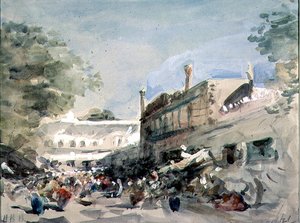 Utcai jelenet Delhiben alkotó: Hercules Brabazon Brabazon