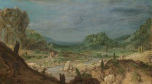 Folyóvölgy, 1626-30 körül alkotó: Hercules Segers