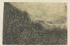 Sziklás táj úttal és folyóval alkotó: Hercules Segers