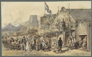Vásár Leeuwardenben, az Oldenhove a küszöbön