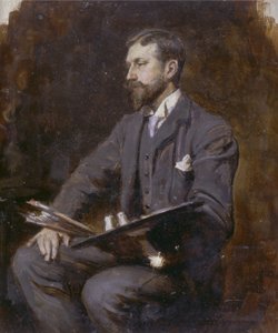 Lehetséges önarckép, 1890-1900 körül alkotó: Herman Gustave Herkomer
