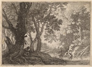 Salmacis és Hermaphroditus alkotó: Herman van Swanevelt